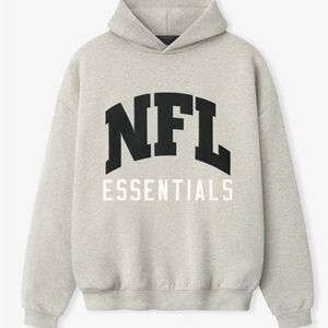 Fear of God Essentials Light Gray Hoodie